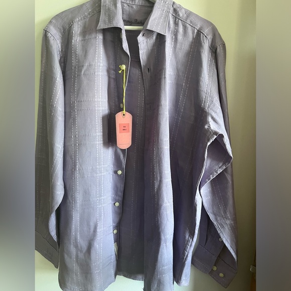 Tommy Bahama Other - NWT - TOMMY BAHAMA Corsica Lilac Long sleeve Linen Men Shirt Size M